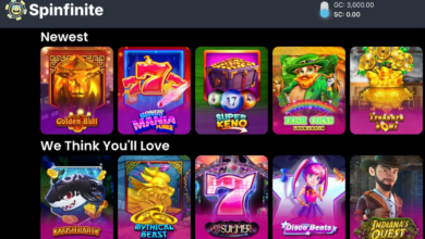 sweepstakes casino bonus spinfinite